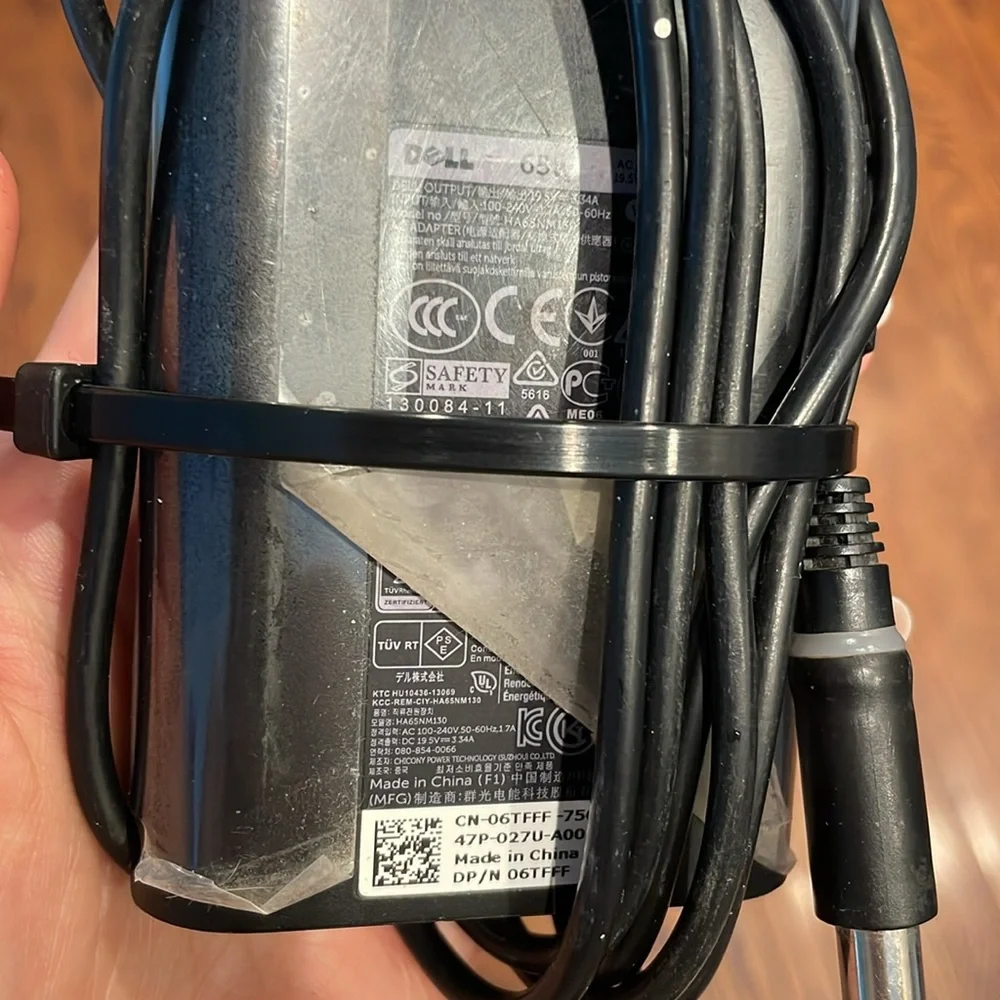 Dell computer 65W charger